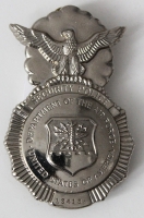 Nice 2000's USAF Security Police Badge #'d 134134