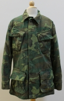 1970 Dated US Army ERDL Rip-Stop Cammo Jungle Jacket Size Extra Small, Short
