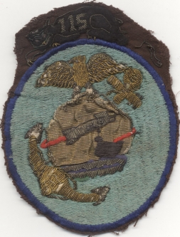 Korean War Japanese-Made US Marine Corps VMF-115 Patch (As Is)