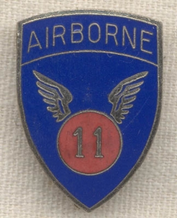 World War II 11th Airborne Unit Pin