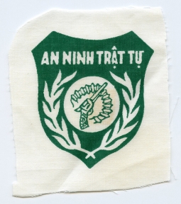 1960's ARVN (Army of the Republic of Viet Nam) Nationalist Field Police Unit Printed Patch