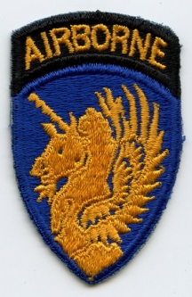 WWII US Army 13th Airborne Shoulder Patch
