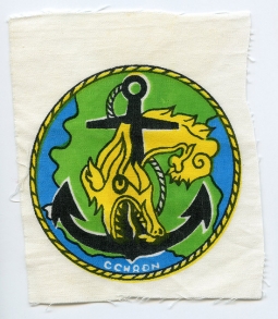 1960's RVN (Republic of Viet Nam) Da Nang (Danang) Naval Base (CCHQDN) Printed Pocket Patch