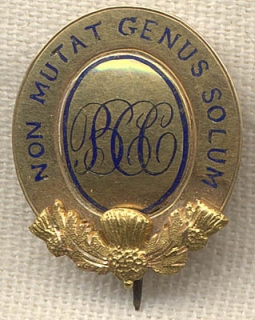 BEING RESEARCHED - 1859 B.C. Club Gold Member Pin -NOT FOR SALE UNTIL IDENTIFIED