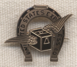 1870s United States Express Company Lapel Pin