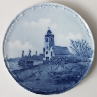 Beautiful Early 1900's Decorative Delft Blue Plate by Rosenthal Co. in Germany