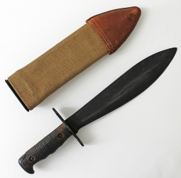 Great 1918 Dated US Army Model 1917 Bolo Knife by Plumb. Re-Issued in Early WWII