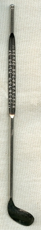 Great 1910's - 20's Golf Club Cocktail Stirrer from the Country Club of West Hampton Beach, New York