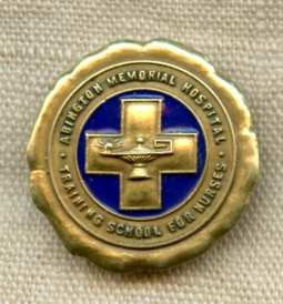 Lovely 1924 Abington Mem. Hosptal Training School For Nurses 14K Gold Graduation Pin