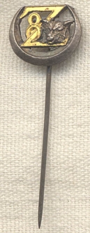 1930s-WWII French 8th Zouaves Lapel Stick Pin