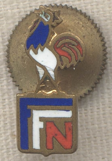 1930s Federation Francaise de Natation (Sport Federation of Swimming) Pin
