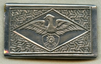 1930s (?) Chinese Buckle Var of Kuomintang Sun & 'New Hope'