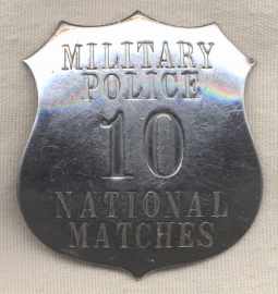 1930s US Army Military Police Badge for National Matches