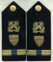 Scarce 1930's - WWII US Coast Guard Chief Boatswain (Chief Warrant Officer) Shoulder Boards