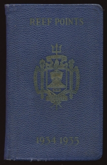 1934-1935 "Reef Points" Official Handbook of USNA Annapolis Regiment of Midshipmen