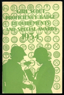 Scarce 1933 Girl Scouts Booklet "Girl Scout Proficiency Badge Requirements & Special Awards 1934"