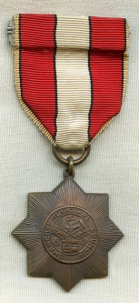 Beautiful Example of the Rare Shanghai Municipal Council Emergency Medal 1937