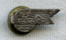 1940s Service Lapel Pin for Pennsylvania Central Airlines (PCA) "The Capital Airline"