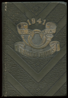 Inscribed 1941 USMA US Military Academy West Point Bugle Notes Handbook for Cadets