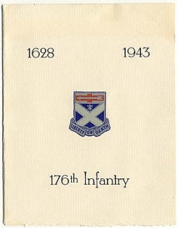 1943 176th Infantry Division Christmas Card