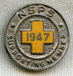 Rare, Early, 1947 National Ski Patrol System Donation Badge