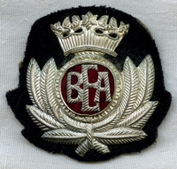 Circa 1950 British European Airways (BEA) Ground Crew Hat Badge