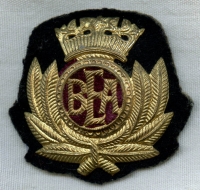 Circa 1950 British European Airways (BEA) Pilot Hat Badge