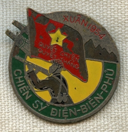 1950's North Vietnamese Army (NVA) "Spring 1954" Commemorative Dien Bien Phu Pin
