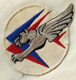 BEING RESEARCHED - Un-ID'd 1950's (?) USAF or USN Aviation Jacket Patch - NOT FOR SALE UNTIL ID'd