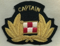 1960's - 70's Canadian Pacific Merchant Shipping Line Captain Hat Badge