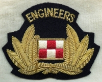 1960's - 70's Canadian Pacific Merchant Shipping Line Engineering Crew Hat Badge
