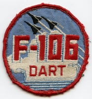 Circa 1960s USAF F-106 Dart Aircraft Jacket Patch