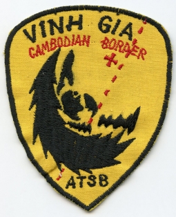Scarce ca 1967 USN PBR Advanced Tactical Support Base Vinh Gia Saigon-Made Pocket Patch