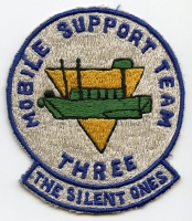 Rare Ca. 1967 SEAL-Related USN MST-3 (Mobile Supt. Team 3) Type I Pocket Patch. "The Silent Ones"