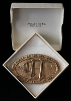 Beautiful 1969 Bronze Medal Comm. the Dedication of the San Diego Coronado Bay Bridge, Original Box