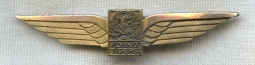 Late 1970s Flying Tiger Line Flight Attendant Wing 4th Issue