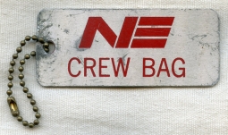 Circa 1970s Northeast Airlines Crew Baggage Tag