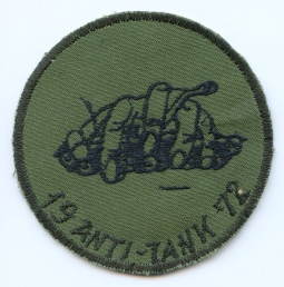 1972 Saigon-Made US Army Anti-Tank Pocket Patch