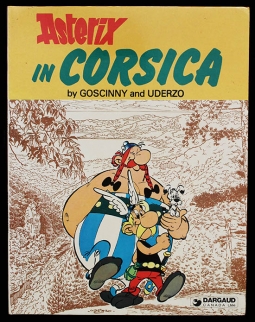 1981 "Asterix in Corsica" Graphic Novel by Goscinny & Uderzo Published in English by Darguad, Canada