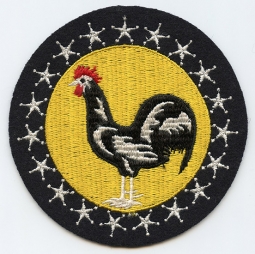 WWII USAAF 19th Fighter Squadron, 318th Fighter Group, 7th Fighter Command, 7th AF Jacket Patch