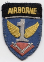 Beautiful Late WWII Shoulder Patch for US 1st Allied Airborne Army German-Made Bullion Details