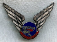 Circa 1950 Flying Tiger Lines Hat Badge 2nd Issue by Baflour