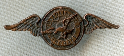 Scarce Early WWII Consolidated Aircraft 1-Year Service Pin in Bronze