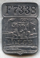 1920s-1930s Ford Worker Badge from Rouge Plant (Michigan) #F7338