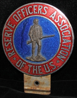 1920's Reserve Officers Association Automobile Badge