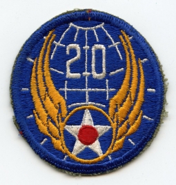 WWII USAAF 20th Air Force "Thin Numbers, Tall" Patch, Unworn