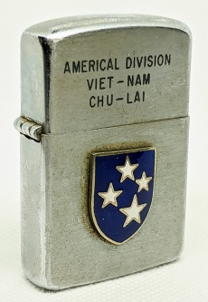 Ext Rare ca 1968 US 23rd AMERICAL Division Viet-Nam Chu-Lai Lighter