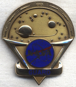 Rare Early 1960's NASA Guard Hat Badge