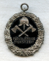 WWI Era 25 Years of Service Prussian Fire Service Medal