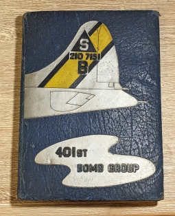 1946 WWII Unit History Pictorial Record of USAAF 401st Bomb Group
